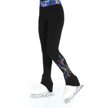 Jerry's S108 Core Ice Marled Ice Skating Leggings Pink Frost